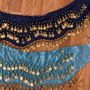Belly dancing hip wrap